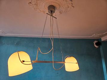 Design Hanglamp met Plastic Kappen beschikbaar voor biedingen