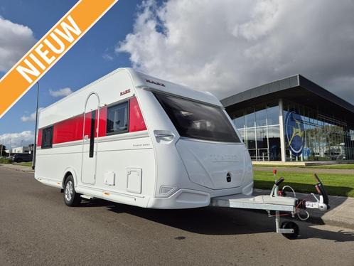 Kabe Ametist 560 GLE Nieuw 2025!, Caravans en Kamperen, Caravans, Bedrijf, tot en met 4, 1500 - 2000 kg, Rondzit, Kabe, 2 aparte bedden