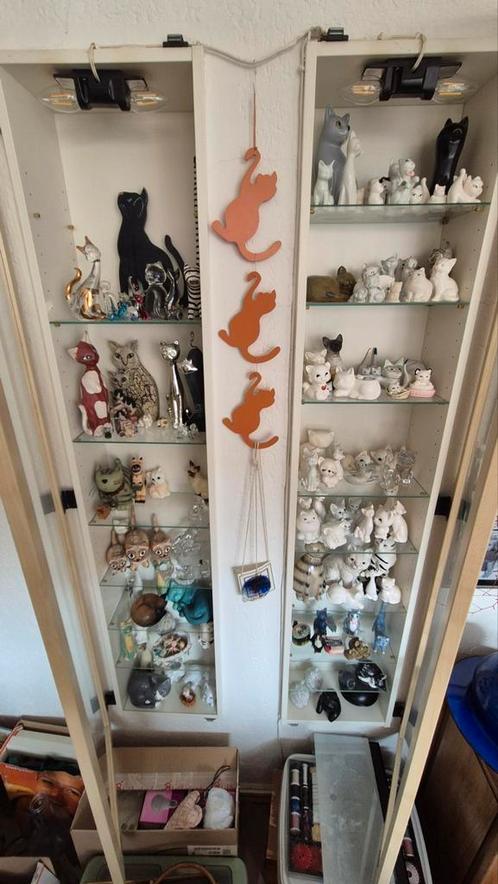 Grote poezen collectie, glas, hout, glazuur steen en meer, Verzamelen, Complete verzamelingen en Collecties, Ophalen of Verzenden