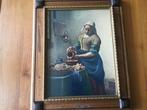 Schilderij melkmeisje vermeer, Antiek en Kunst, Kunst | Schilderijen | Klassiek, Ophalen of Verzenden