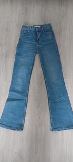 Spijkerbroek met wijde pijp, maat 34, Zara, donkerblauw,, Blauw, Zara, Ophalen of Verzenden, Zo goed als nieuw