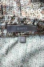ERFO satijnen blouse, zilver/grijs, Mt. 46, Kleding | Dames, Erfo, Zo goed als nieuw, Maat 46/48 (XL) of groter, Verzenden