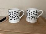 2 prachtige mokjes met sterretjes van Bastion Collections, Ophalen of Verzenden, Zo goed als nieuw, Overige stijlen, Kop(pen) en/of Schotel(s)