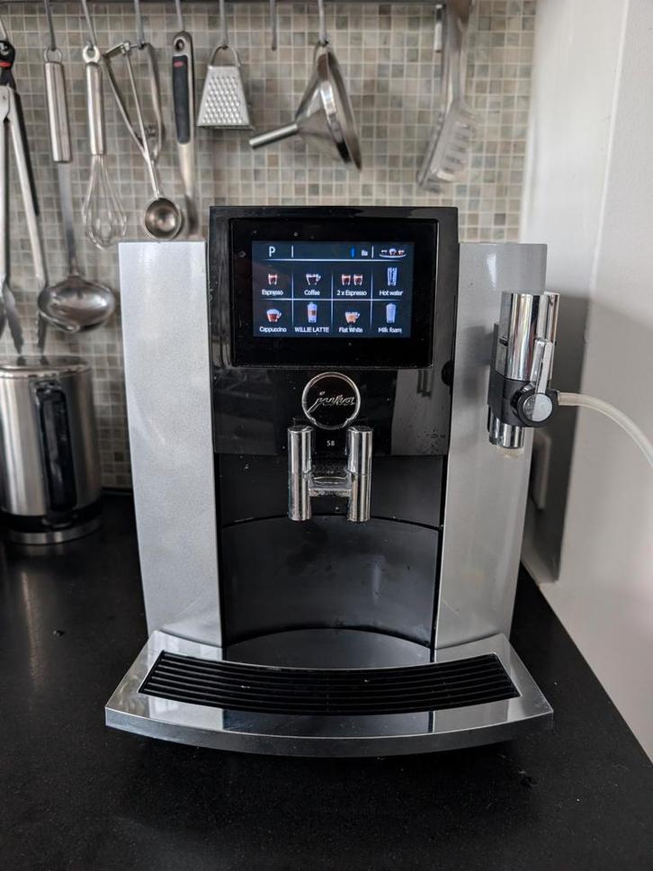 Jura S8 (2020) - Perfect Onderhouden!, Witgoed en Apparatuur, Koffiezetapparaten, Zo goed als nieuw, Koffiebonen, Espresso apparaat