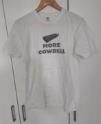 More Cowbell T-shirt (wit, maat M), Gedragen, American Apparel, Maat 48/50 (M), Ophalen of Verzenden