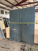 Set dubbele buitendeuren (bxh 235cmx188cm ), Gebruikt, Raamkozijn, 225 cm of meer, Hout