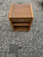Houten Nachtkastje met Lade, Ophalen, Gebruikt, Minder dan 45 cm, 55 tot 70 cm
