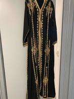 Marokkaanse kaftan jurkje met riem, Nieuw, Maat 42/44 (L), Ophalen of Verzenden, Zwart