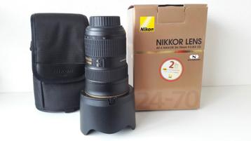 Nikkor lens AF-S 24-70 f/2.8G ED beschikbaar voor biedingen