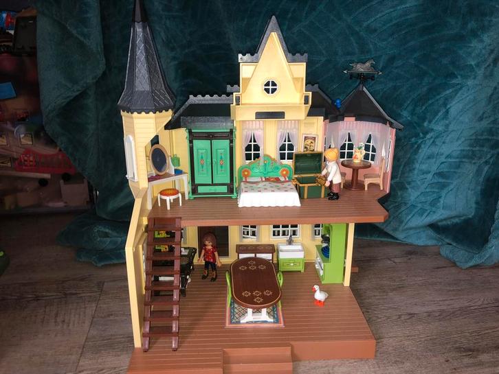 Spirit huis met slaapkamer 9475 en 9476 Playmobil, Kinderen en Baby's, Speelgoed | Playmobil, Gebruikt, Complete set, Ophalen