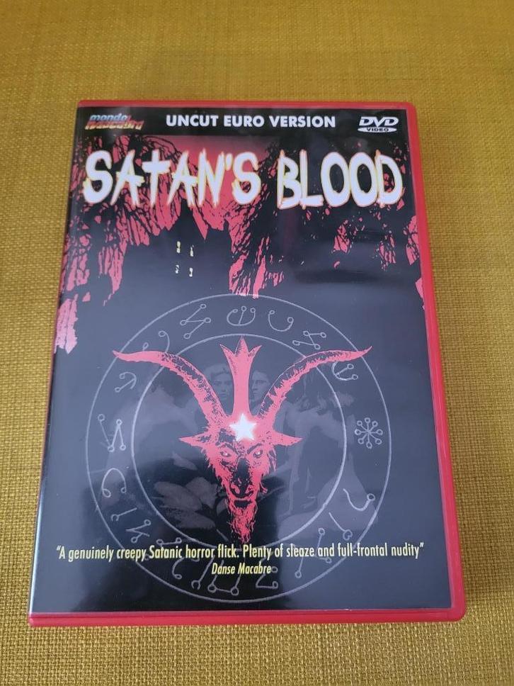 Satan's Blood Eurocult dvd horror Mondo Macabro, Cd's en Dvd's, Dvd's | Horror, Zo goed als nieuw, Gore, Vanaf 16 jaar, Ophalen of Verzenden