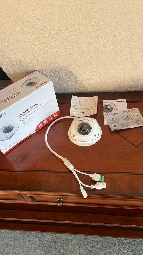 Hikvision IP Camera met PoE, Audio, Tv en Foto, Videobewaking, Zo goed als nieuw, Binnencamera, Ophalen of Verzenden