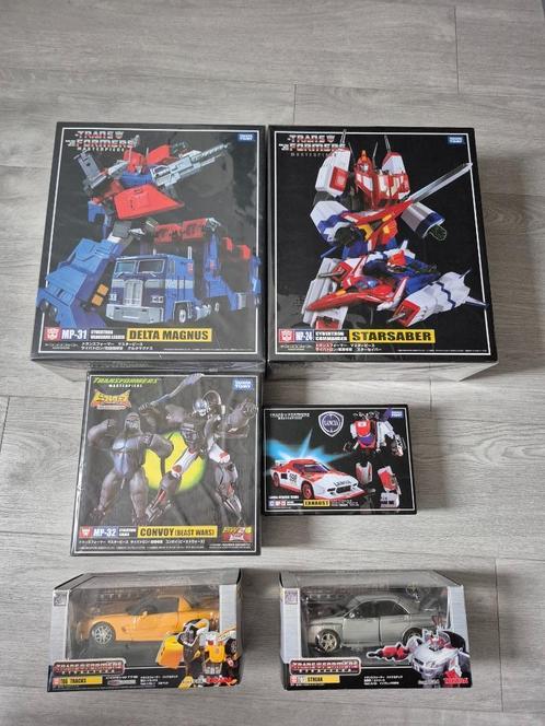 Verzameling transformers in doos (binaltech en MP), Verzamelen, Transformers, G1, Ophalen of Verzenden