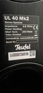Teufel UL 40 MK2 Stereo Speakers, Gebruikt, 120 watt of meer, Front, Rear of Stereo speakers, Ophalen