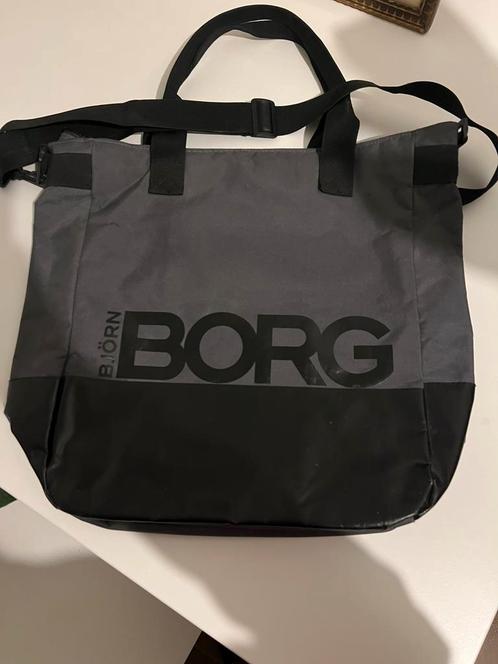 Nieuwe grijs-zwarte Björn Borg shopper/schoudertas, Sieraden, Tassen en Uiterlijk, Tassen | Schoudertassen, Nieuw, Zwart, Ophalen of Verzenden