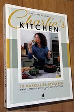 Charlotte de Jong. Charlie 's Kitchen. >energie en balans'20, Ophalen of Verzenden, Zo goed als nieuw, Charlotte de Jong, Hoofdgerechten