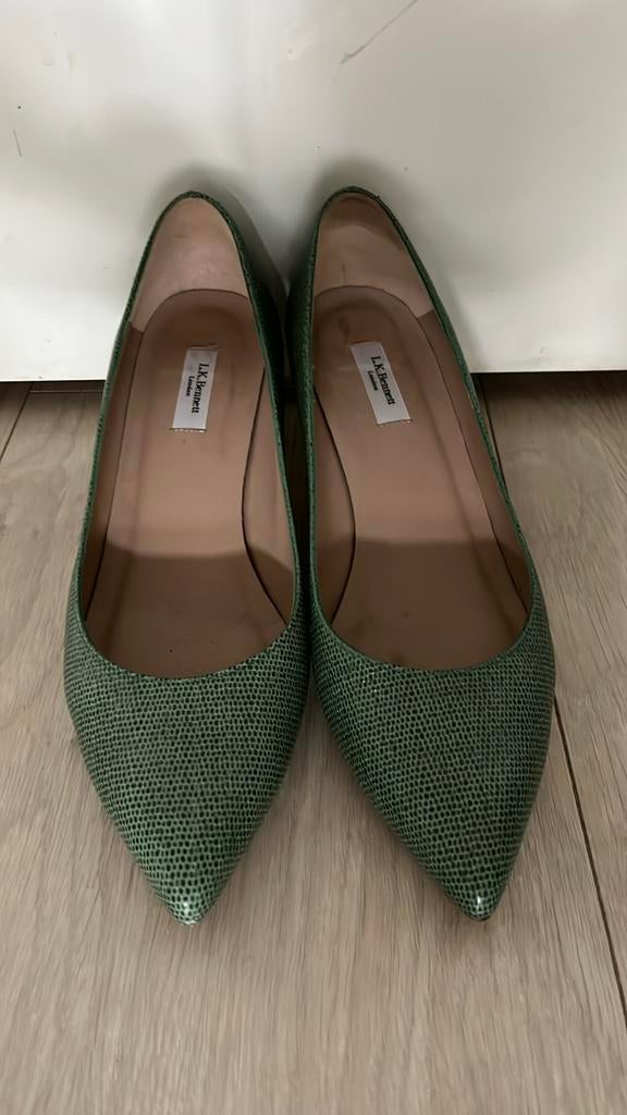 Groene pumps van L.K. Bennett maat 39., Ophalen of Verzenden, Gedragen, Groen, Pumps