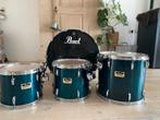 Pearl SPX Prestige session shellset 22,12,13,16” #Teal blue, Muziek en Instrumenten, Ophalen, Gebruikt, Drums of Percussie