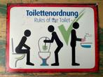 Toilet wc tekstbord wandbord mancave bar pub cafe, Huis en Inrichting, Woonaccessoires | Tekstborden en Spreuken, Clayre&Eef, Nieuw