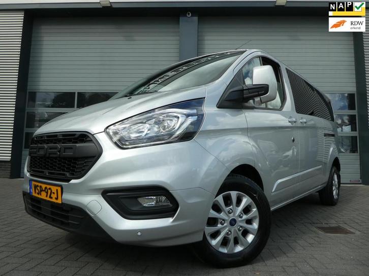 Ford Transit Custom 300 2.0 TDCI L2 170pk, DC, Dubbel Cabine, Auto's, Bestelauto's, Bedrijf, Te koop, ABS, Achteruitrijcamera