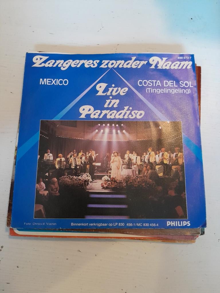 Zangeres zonder naam 7inch mexico, Ophalen of Verzenden, Zo goed als nieuw, 7 inch, Nederlandstalig