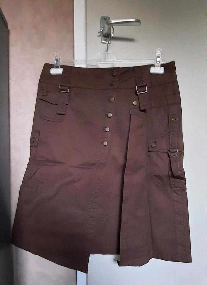 Nette rok maat 40, Kleding | Dames, Rokken, Bruin, Onder de knie, Ophalen of Verzenden
