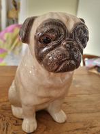 Mopshond vaas pug Quail, Antiek en Kunst, Ophalen of Verzenden