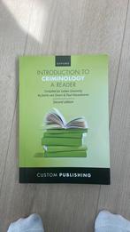 Introduction to criminology a reader, Ophalen of Verzenden, Zo goed als nieuw, Overige niveaus