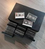Cassettebandjes en bewaardoos, Gebruikt, 2 t/m 25 bandjes, Overige genres, Ophalen of Verzenden