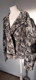 Oversized slangenprint shoeby bikerjack maat L, Zwart, Maat 42/44 (L), Nieuw, Ophalen of Verzenden