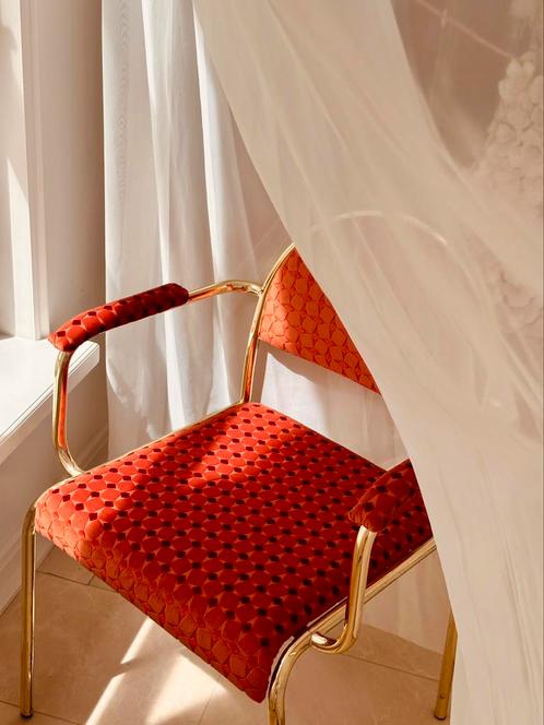 Vintage stoelen Hollywood Regency Italiaans, Huis en Inrichting, Stoelen, Gebruikt, Vijf, Zes of meer stoelen, Overige materialen
