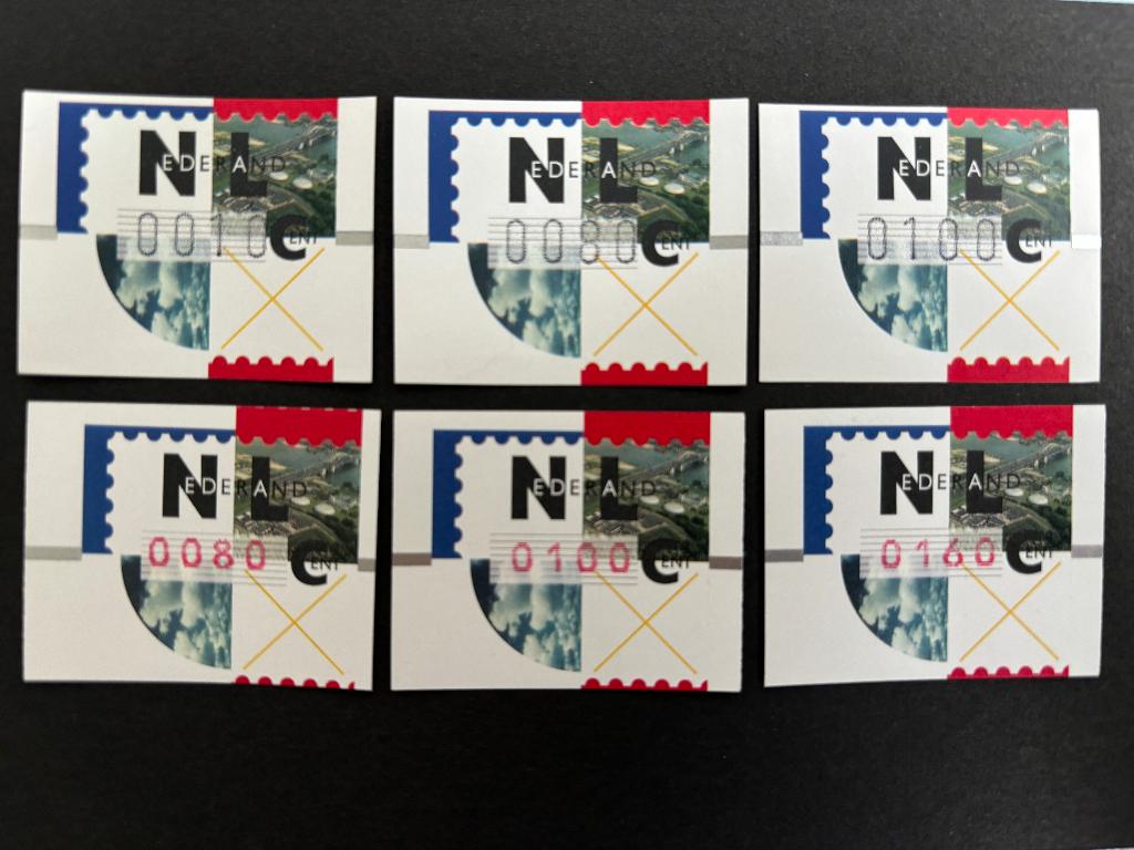 1996-2000 Automaatstroken AU 31 en 32 FRAMA en NAGELER, Ophalen of Verzenden, Na 1940, Postfris