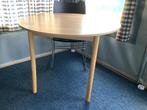 Ronde tafel 100 cm uitneembaar, Huis en Inrichting, Tafels | Eettafels, Ophalen, Gebruikt, 50 tot 100 cm, Rond