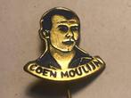 Metalen COEN MOULIJN VOETBALLER Speld (Blauw/Messingkleur)., Verzamelen, Speldjes, Pins en Buttons, Verzenden, Zo goed als nieuw