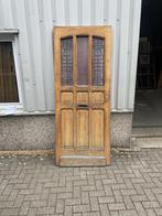 Prachtige massief eiken voordeur uit 1870, Jurgen.hoogenboezem@gmail.com, 80 tot 100 cm, 215 cm of meer, Glas