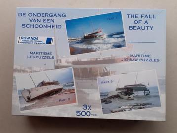 Maritieme legpuzzels nieuwe set 3 x 500 stukjes beschikbaar voor biedingen