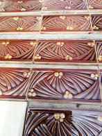 270 cm lang sierlijke art nouveau randtegels warme kleuren, Ophalen