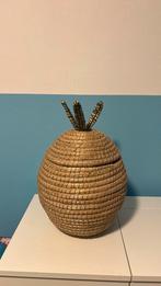 Opbergmand, Ophalen, Zo goed als nieuw, Rond, Riet