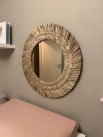 Rotan rieten spiegel rond, Huis en Inrichting, Woonaccessoires | Spiegels, Ophalen, Rond, Nieuw, Minder dan 100 cm