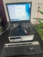 Hp Compaq desktop pc dc7100 sff Windows10, Computers en Software, Desktop Pc's, Hp, Gebruikt, HDD, Met videokaart