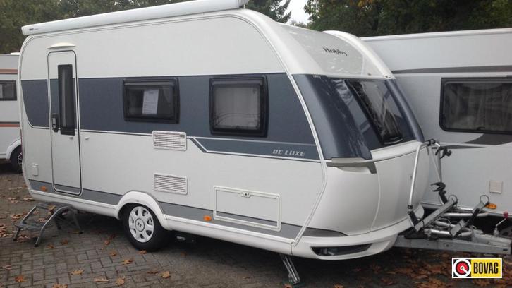 Hobby De Luxe 440 SF met mover, Caravans en Kamperen, Caravans, tot en met 4, 1000 - 1250 kg, Overige, Hobby, Overige typen, 4 tot 5 meter