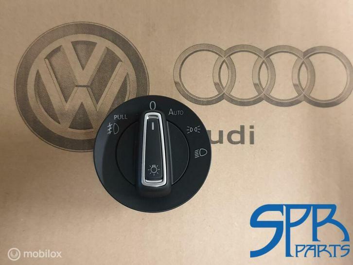 VW SEAT SKODA Lichtschakelaar chroom 5GM941431B AUTO KOPLAMP, Auto-onderdelen, Dashboard en Schakelaars, Nieuw, Ophalen of Verzenden