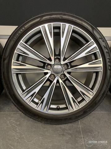 20” originele Audi A6 C8 velgen + banden 5x112 255/40/20 4K0 beschikbaar voor biedingen