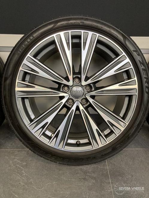 20” originele Audi A6 C8 velgen + banden 5x112 255/40/20 4K0, Auto-onderdelen, Banden en Velgen, Banden en Velgen, Zomerbanden