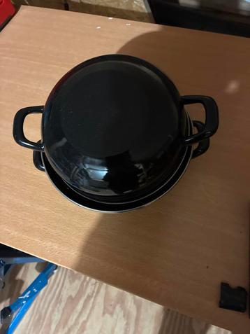 Mosselpan / Pannenset - Zwart beschikbaar voor biedingen
