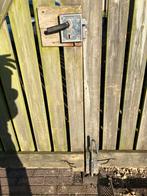 Massief houten poort, doorgang 2.60m, Tuin en Terras, Ophalen, Gebruikt, 150 tot 200 cm, Hout