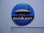 sticker oud Evoluon eindhoven philips museum techniek retro, Verzenden, Zo goed als nieuw, Bedrijf of Vereniging