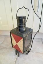antieke spoorlamp seinlamp electrisch, Antiek en Kunst, Curiosa en Brocante, Ophalen of Verzenden