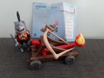Playmobil 9106 knight/ridder met katapult in meeneemkoffer, Ophalen of Verzenden, Gebruikt, Complete set