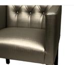 Luxe eetkamerstoelen – Erik Kuster look-a-like (2 stuks), Ophalen, Twee, Stof, Zo goed als nieuw